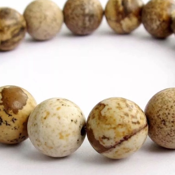10 mm Desert stone bracelet - Picture 3 of 3
